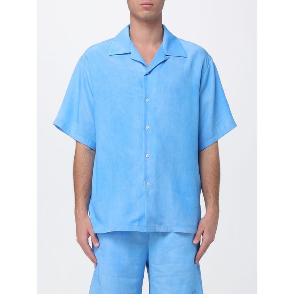 Msgm Shirt Men Blue